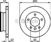 Передний тормозной диск 0986479212 BOSCH