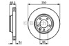 Диск тормозной передний 0986479249 BOSCH