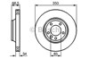 Тормоз дисковый передний 0986479251 BOSCH