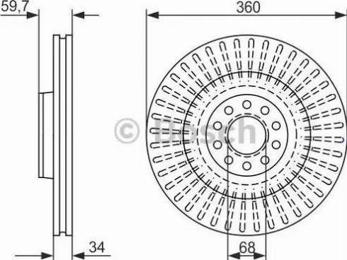 0986479302 Диск тормозной передний купить Украина
