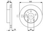 Тормоз дисковый передний 0986479314 BOSCH