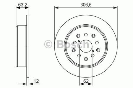 BOSCH 0986479339 Тормозные диски в наличии Львов