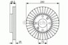 Передний тормозной диск 0986479353 BOSCH