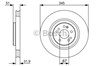 Диск тормозной передний 0986479405 BOSCH