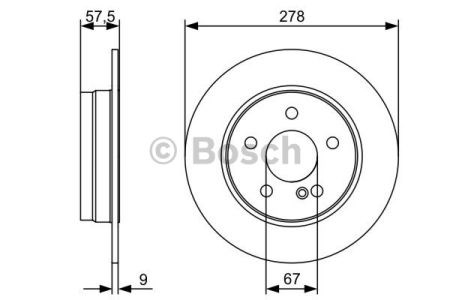 0986479409 BOSCH Тормозные диски купить в Тернополь