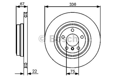 0986479439 BOSCH Диск тормозной задний купить в Сумы