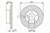 Ротор тормозной 0986479480 BOSCH