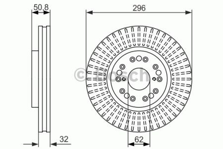 0986479485 BOSCH Диск тормозной передний купить в Запорожье