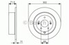 Задний дисковый тормоз 0986479509 BOSCH