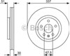 Тормоз дисковый передний 0986479545 BOSCH