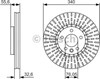 Передний тормозной диск 0986479546 BOSCH