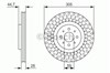 Передний тормозной диск 0986479570 BOSCH