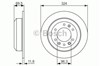 Диск тормозной задний 0986479598 BOSCH