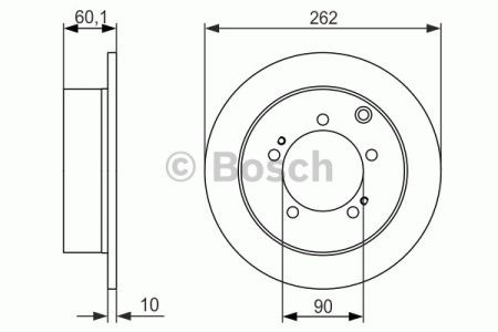 Тормозные диски 0986479603 BOSCH