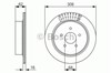 Задний тормозной диск 0986479606 BOSCH