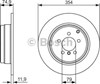 Задний дисковый тормоз 0986479612 BOSCH