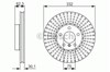 Передний тормозной диск 0986479624 BOSCH