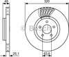 Диск тормозной передний 0986479660 BOSCH