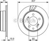 Дисковый тормоз 0986479665 BOSCH