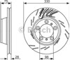 Задний дисковый тормоз 0986479732 BOSCH