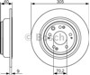 Дисковый тормоз 0986479740 BOSCH