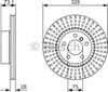 Передний тормозной диск 0986479771 BOSCH