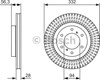 Диск тормозной передний 0986479782 BOSCH