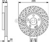 Диск тормозной передний 0986479A02 BOSCH