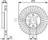 Диск тормозной передний 0986479A86 BOSCH