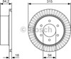 Тормозные диски 0986479C32 BOSCH