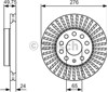 Тормоз дисковый передний 0986479C47 BOSCH