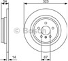 Диск тормозной задний 0986479D10 BOSCH