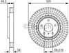 Диск тормозной передний 0986479T32 BOSCH