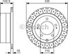 Задний дисковый тормоз 0986479U32 BOSCH