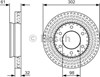 Передний тормозной диск 0986479V32 BOSCH