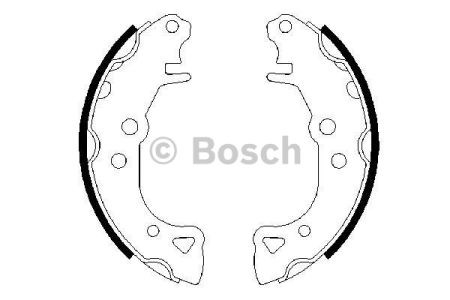BOSCH 0986487252 Колодки тормозные задние барабанные в наличии Житомир