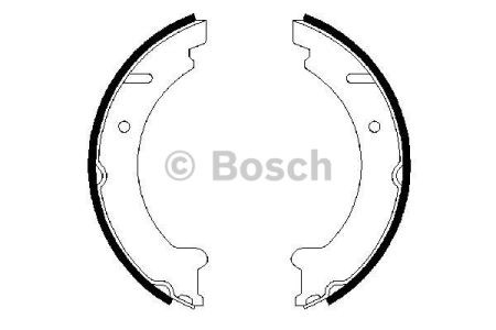 0986487548 BOSCH Колодки ручника (стояночного тормоза) купить в Чернигов