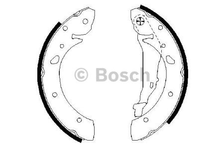 Bosch toyota щоки гальмівні avensis 97- 228.6x35 0986487572