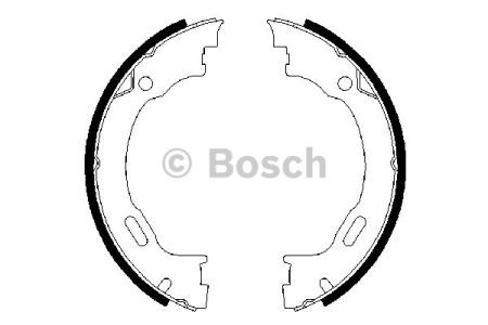 Колодки стояночного тормоза 0986487609 BOSCH