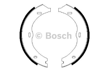BOSCH 0986487718 Колодки ручника в наличии Павлоград