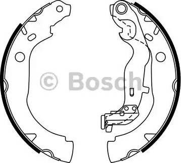 Bosch renault щоки гальмівні duster,clio ii ,logan,citroen (система bosch!) 0986487774