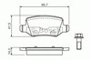 Колодки тормозные дисковые комплект 0986494023 BOSCH