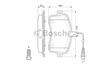 Колодки тормозные дисковые комплект 0986494097 BOSCH