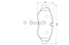 Колодки тормозные передние дисковые 0986494121 BOSCH