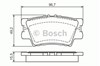 Колодки тормозные дисковые комплект 0986494154 BOSCH