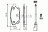 Задние тормозные колодки 0986494171 BOSCH