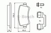 Задние колодки 0986494213 BOSCH