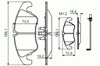 Колодки тормозные 0986494259 BOSCH