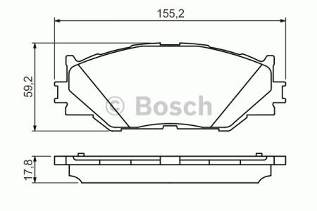 0986494316 Передние тормозные колодки купить Хмельницкий