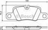 Колодки тормозные задние, дисковые 0986494431 BOSCH